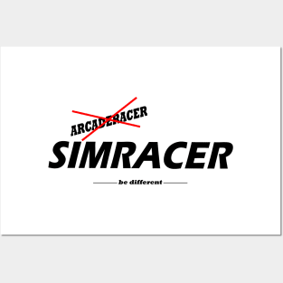 Simracer Simracing Virtual Racing Posters and Art